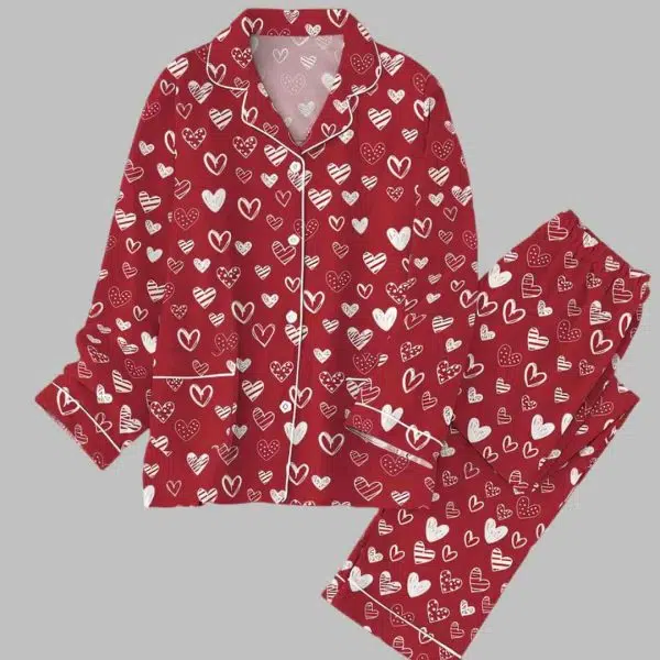 The Hearts Valentine Pajama Set 2