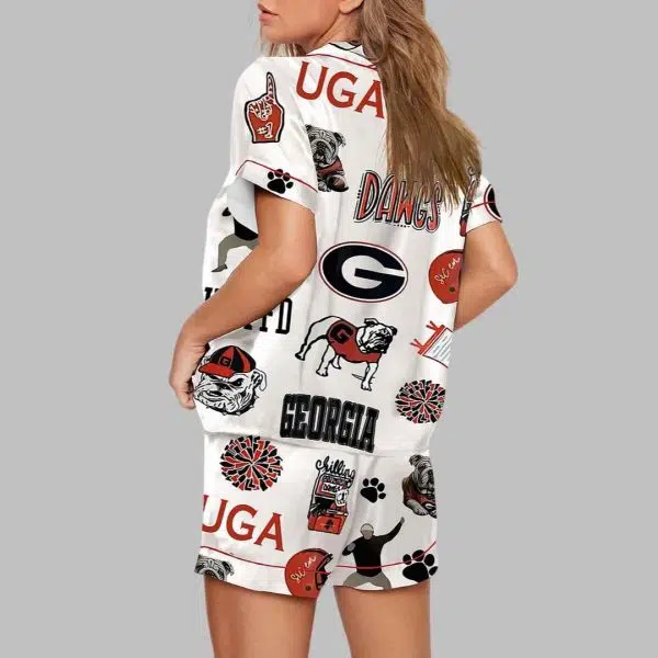 University Of Georgia Football Pajama Set 4