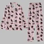 Valentine Cat Lover Pajama Set