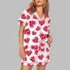 Valentine Day Heart Brushstroke Pajama Set 2