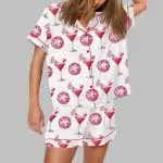 Valentine's Day Cocktail Glass Pajama Set