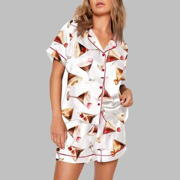 Valentines Espresso Martini Pajama Set 2