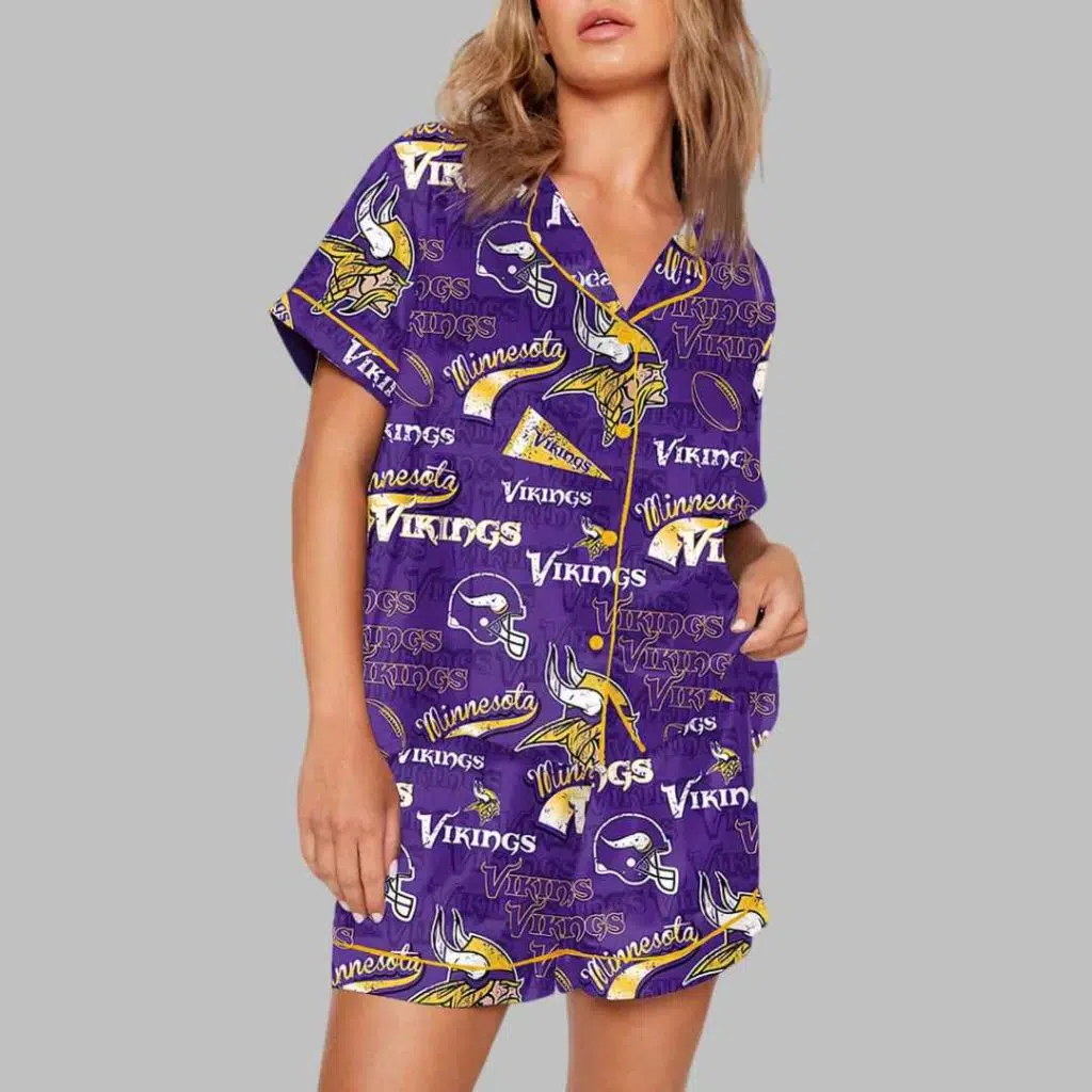 Vikings Football Pajama Set 2