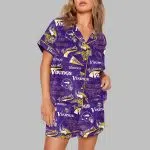 Vikings Football Pajama Set