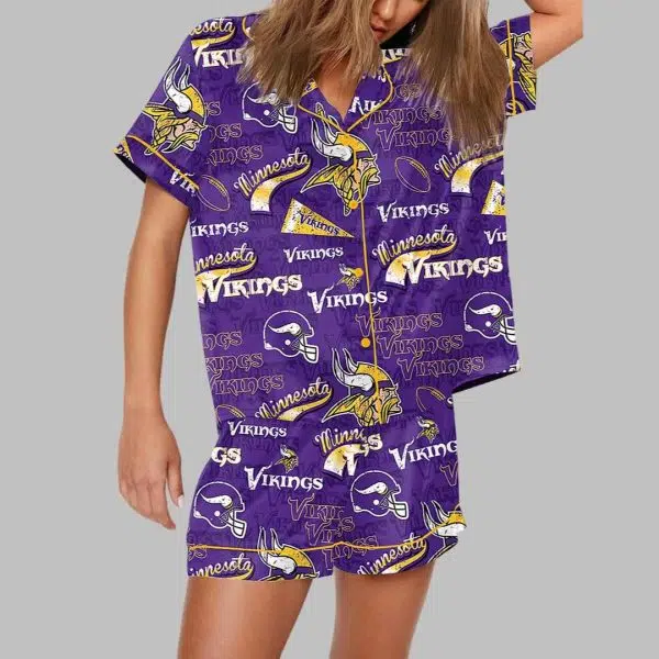 Vikings Football Pajama Set 4