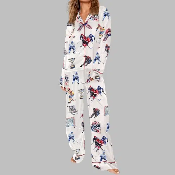 Womens Hockey Pajama Set 2