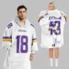 18 Minnesota Football Unisex Blanket Hoodie 1