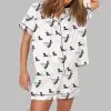 Cocktail Weenies Funny Dachshund Pajama Set 1