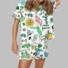 Florida Hand Satin Pajama Set 2