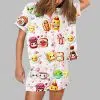 Food Pun Funny Valentine Pajama Set 2