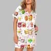 Food Pun Funny Valentine Pajama Set 3