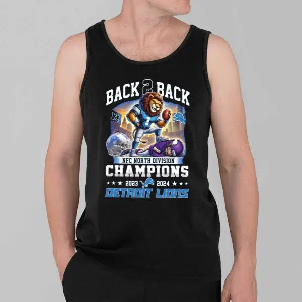 Lions Back 2 Back Champions 2023 2024 Shirt 3