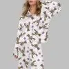 Mardi Gras Crawfish Satin Pajama Set 2