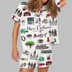 NEW ORLEANS Mardi Gras Pajama Set
