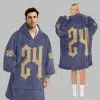 Notre Dame Football Unisex Blanket Hoodie 2