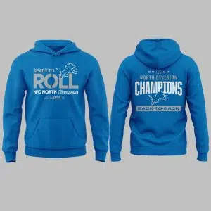 Ready To Roll NFC Champions Lions Back to Back Hoodie 2