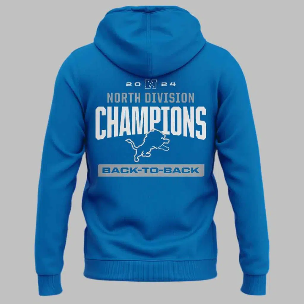 Ready To Roll NFC Champions Lions Back to Back Hoodie 4