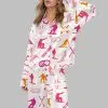 Snowboarding Satin Pajama Set 2