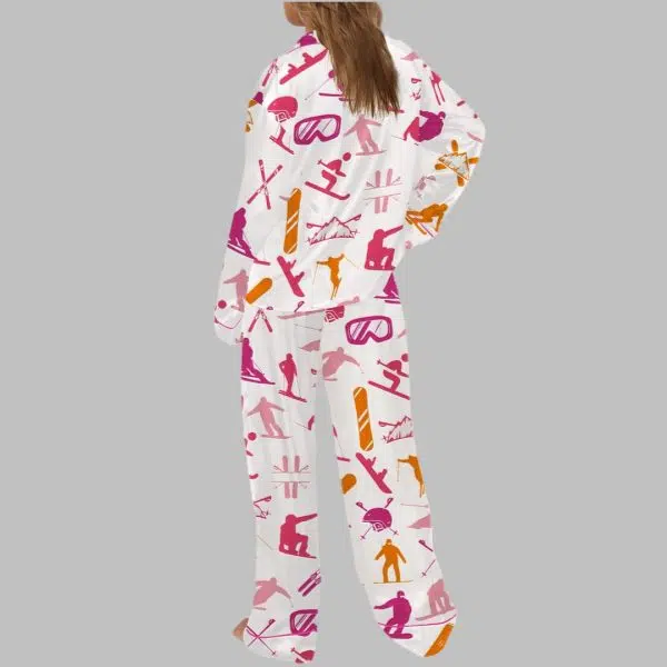 Snowboarding Satin Pajama Set 4