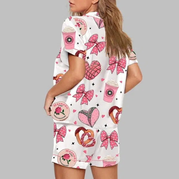 Valentine Mexican Bread Lover Pajama Set 3