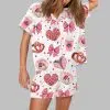 Valentine Mexican Bread Lover Pajama Set 4