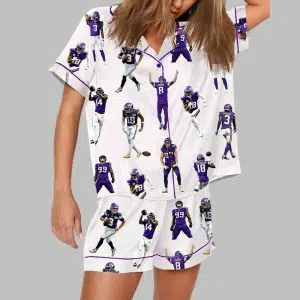 Vikings Football Fan Pajama Set 2