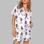 Vikings Football Player Pajama Set