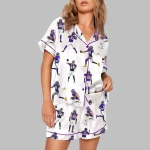 Vikings Football Player Pajama Set 2